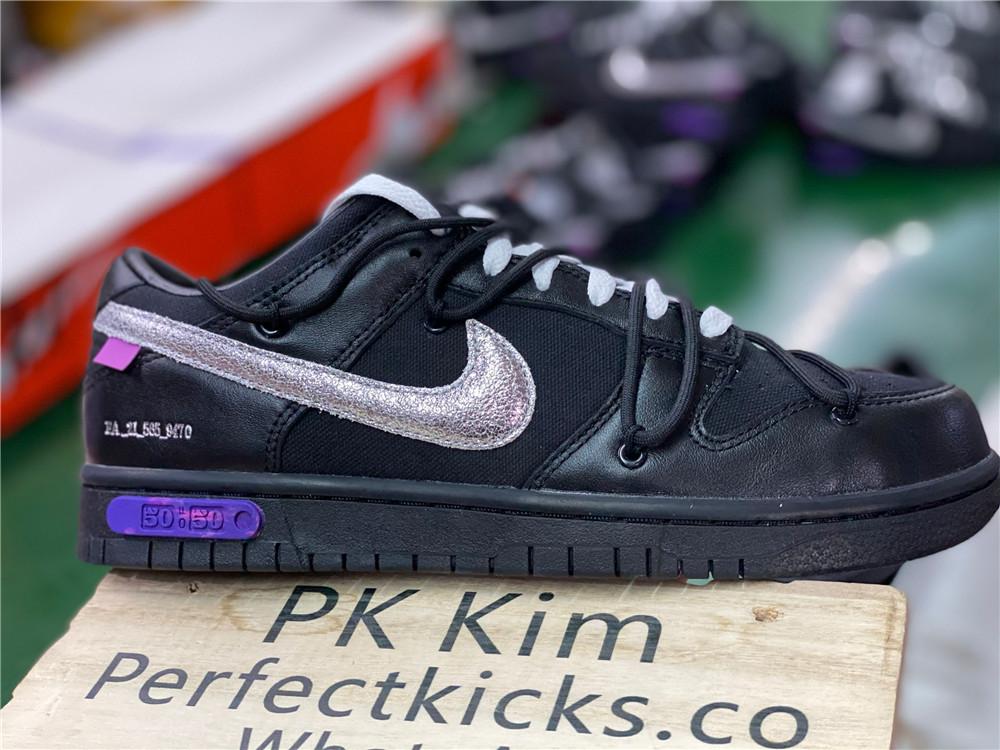 Pk God off white X dunk low the 50 NO.50 retail materials ready to ship